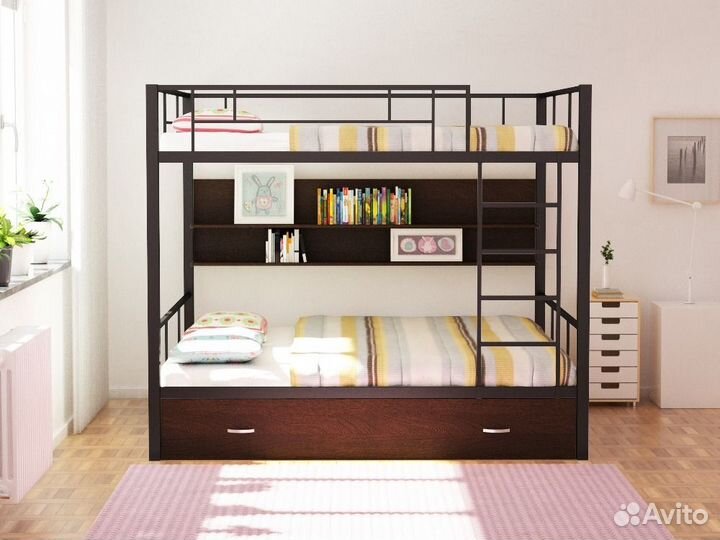 Двухъярусная кровать Олимп 2 120 на 190