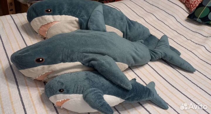 Семья акул ikea(3шт.)