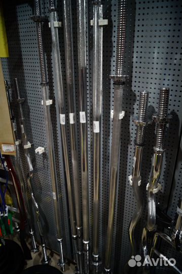 Гриф прямой хром. L-120см (4007LW)