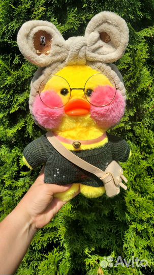 Мягкая игрушка Уточка lalafanfan Лалафанфан, 30 см