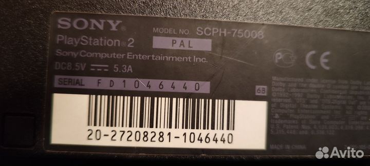Sony playstation 2 ps2 slim прошитая