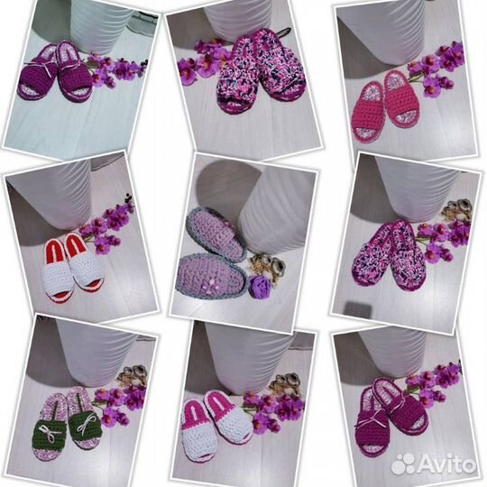 Тапочки ручной работы
