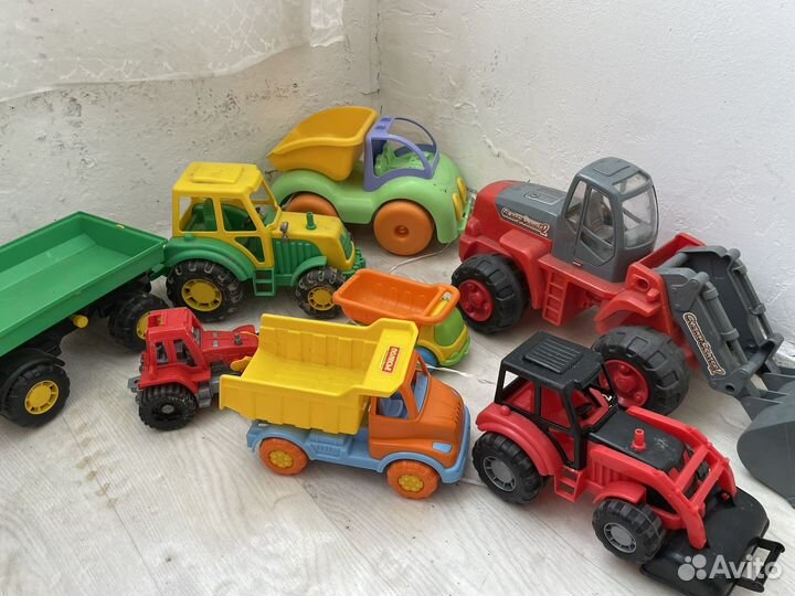 Детский трактор, самосвал, тележка