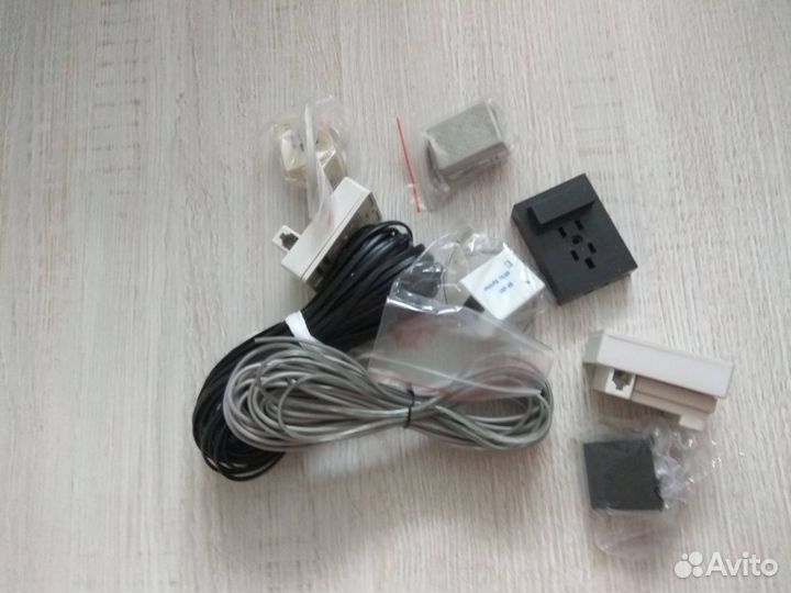 Телефонный кабель 20 м + adsl-сплиттер + розетка