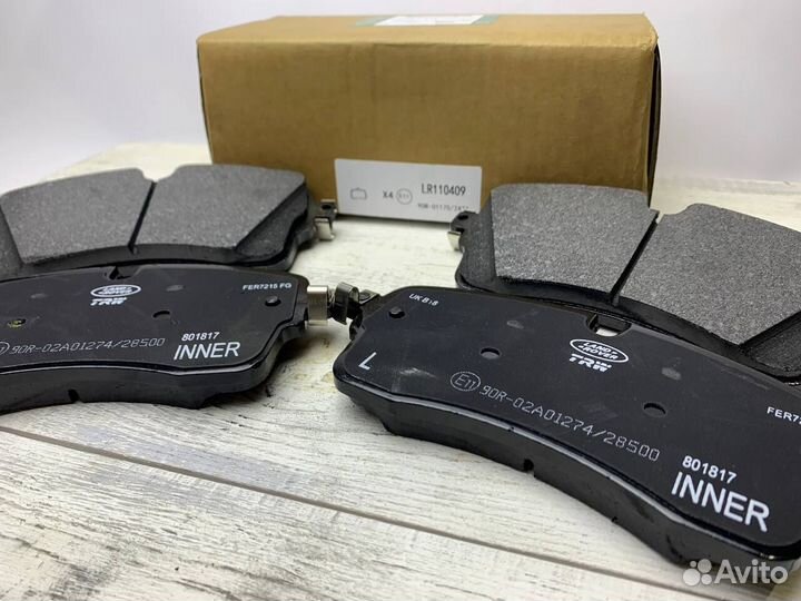 Оригинальный к-кт торм накладок перед LR Sport