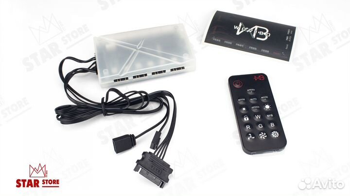 Новый Argb Контроллер PWM на 6 кулеров с пультом