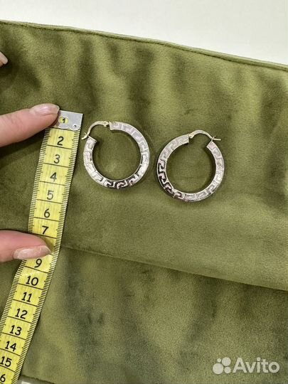 Серьги кольца