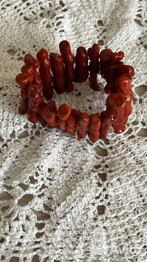 Браслет из коралла винтаж