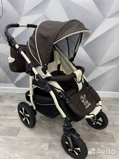 Коляска 3 в 1 Verdi Sonis (кофе с молоком)
