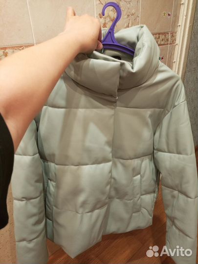 Куртка демисезонная женская из экокожи