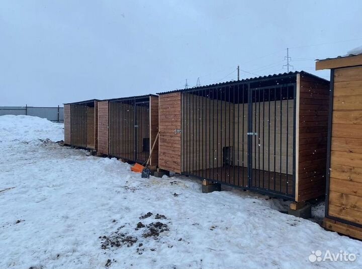 Вольер для собак под ключ