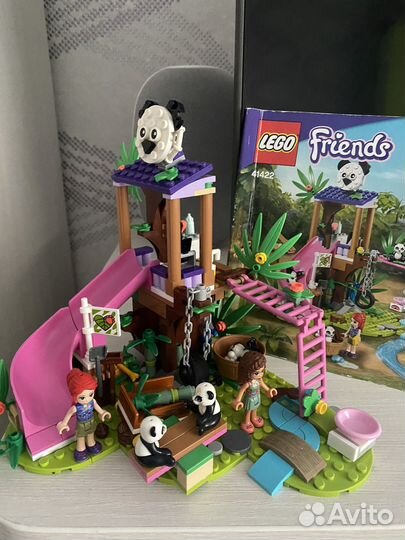 Lego friends домик панд