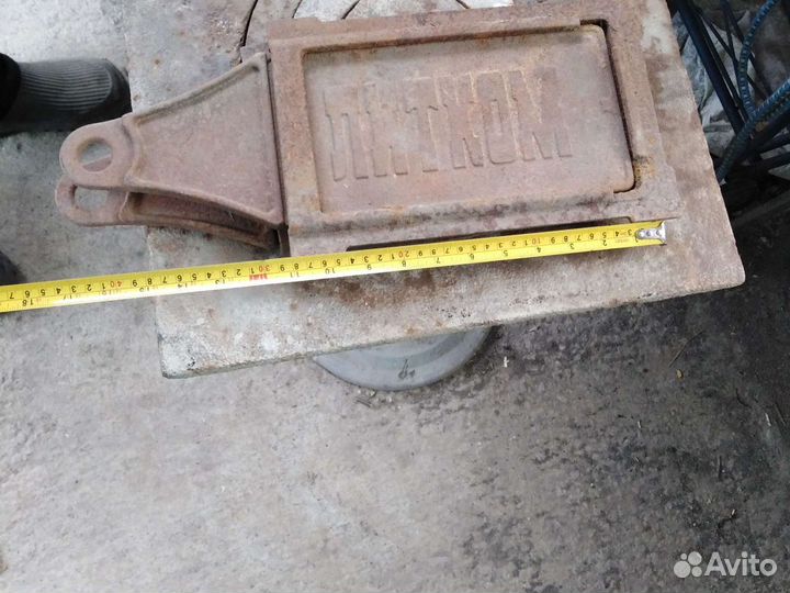 Печная чугунная панель