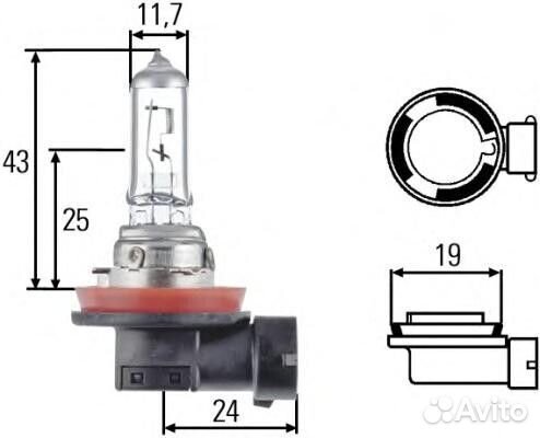 Лампа галогенная 8GH 008 358-241