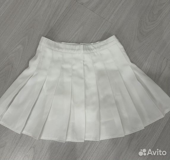 Мини юбка в складку