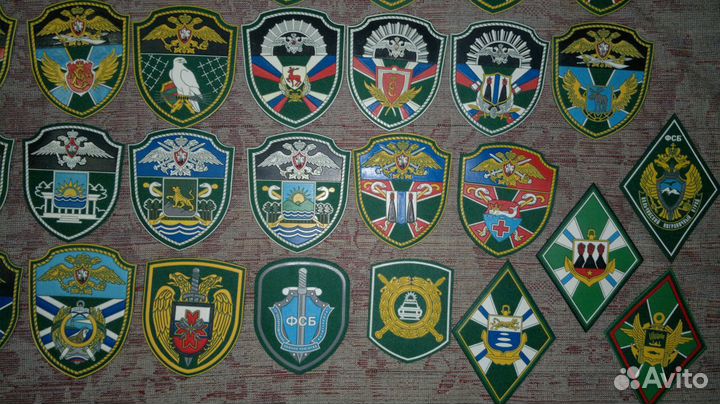 Шевроны погранотрядов и управлений пв фпс РФ,см.оп