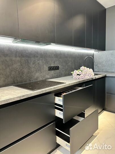 Прямая кухня на заказ под ключ в Челябинске