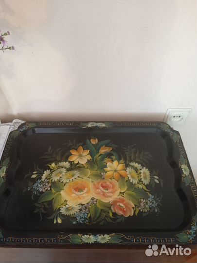 Поднос металлический СССР