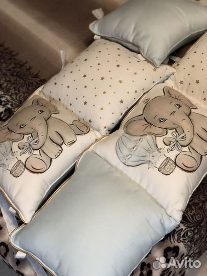 Бортики в детскую кроватку