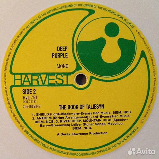 Виниловая пластинка WM Deep Purple Book Of Taliesy