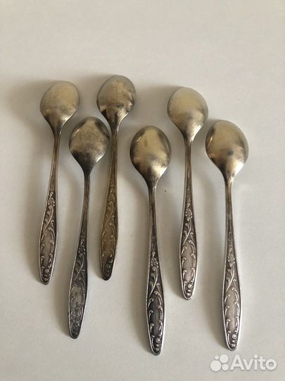 Мельхиоровые вилки и ложки