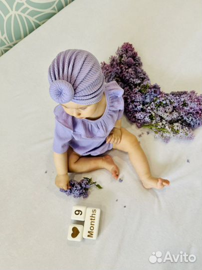 Чалма тюрбан Шапочка головной убор для малышки