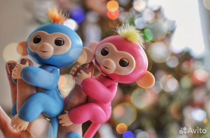 Обезьянка на палец fingerlings интерактивная