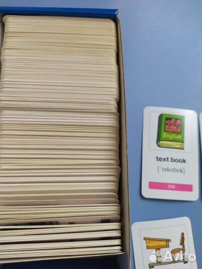 Мои первые английские слова 333 карточки