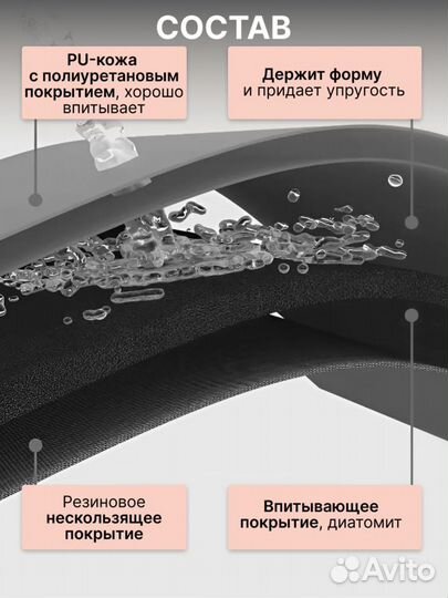 Коврик для сушки посуды 50х40 см