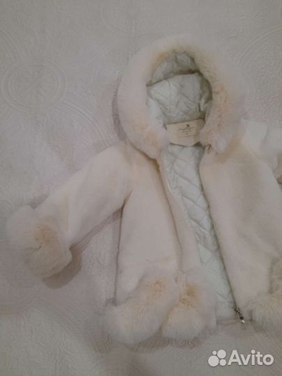 Шубка детская мехавушка межсезонье