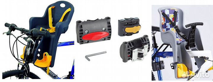 Сиденье детское кресло на велосипед