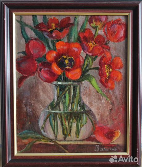 Картины: Розы, Тюльпаны, Алтай озера, Вид на Актру