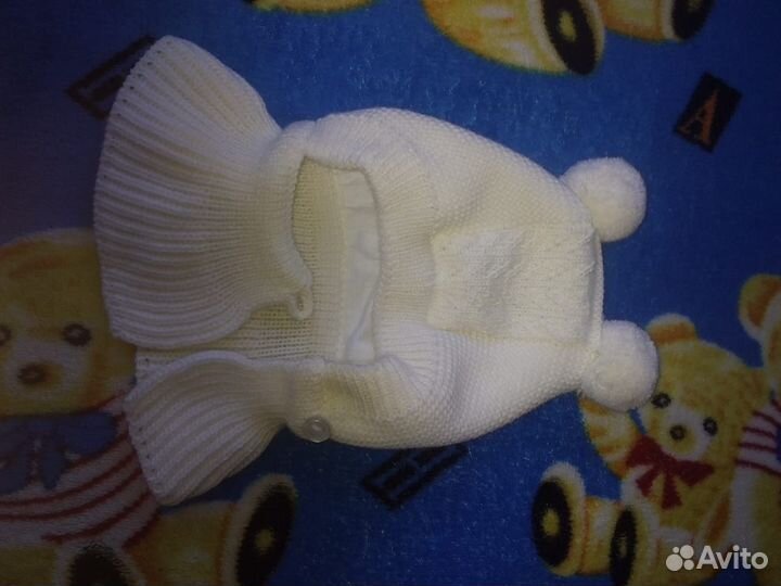 Шапочка демисезонная от 0 до 3х месяцев