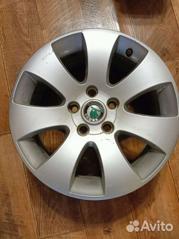 Литые диски на skoda r16 4шт