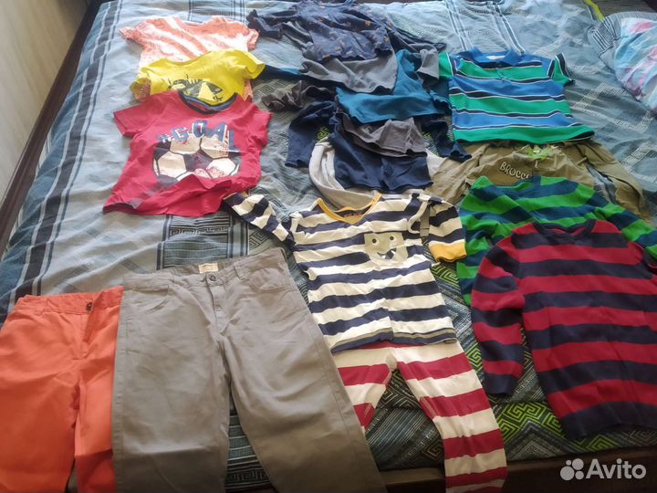 Детские вещи пакетом на мальчика 6-7 лет