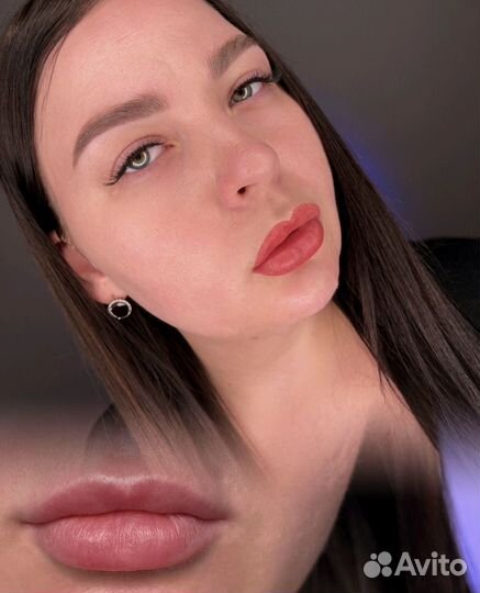 Татуаж бровей, губ. Перманентный макияж