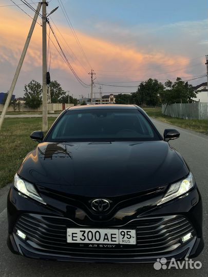 Бампер передний тойота камри 70 оригинал