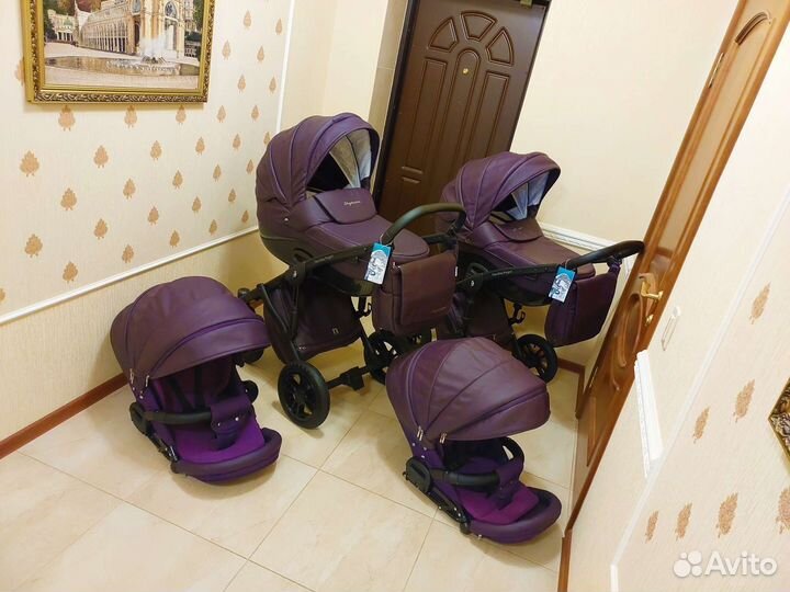 Коляска Noordline Stephania Style 2 В 1 Purple