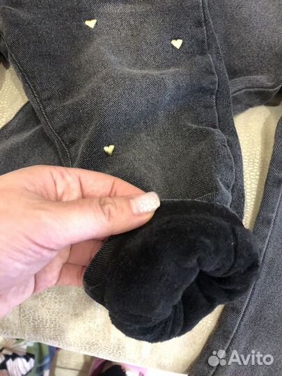 Джинсы утепленные zara 92, baby go 86