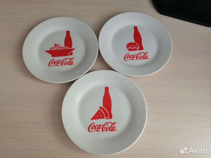 Тарелки coca cola