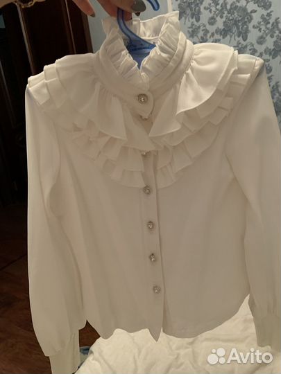 Блузки школьные 122 128