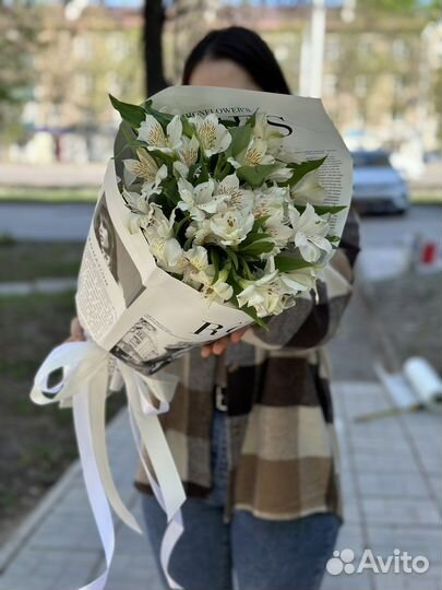 Букет из альстромерий