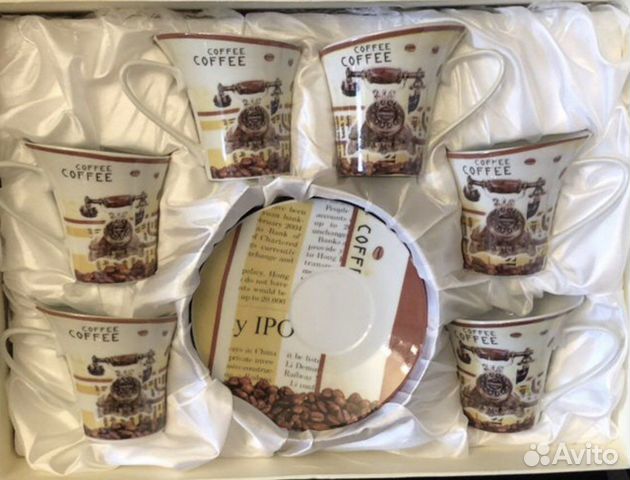 Кофейный сервиз новый