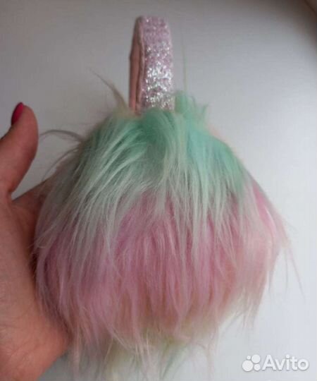 Меховые наушники для девочки