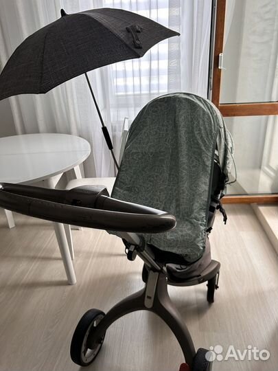 Коляска stokke xplory 3 в 1 + кит, зонт,подставка