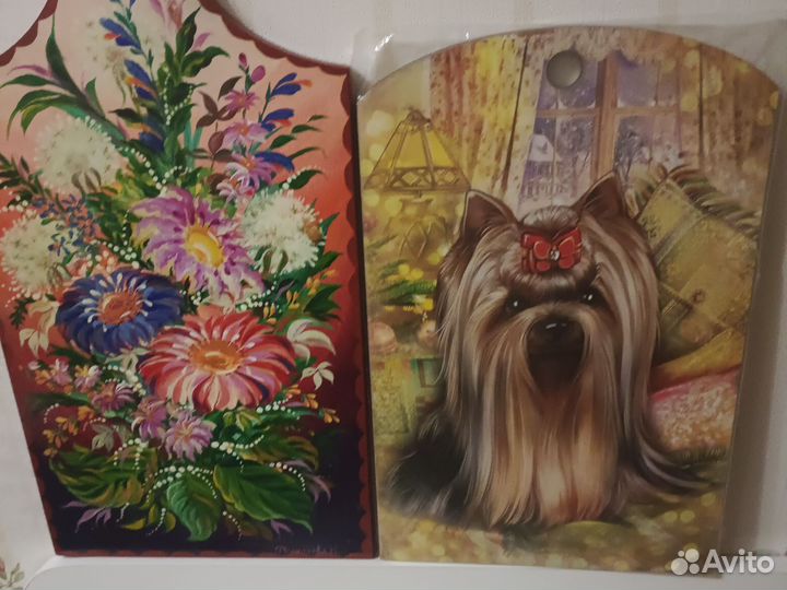 Доска на кухню, картина маслом