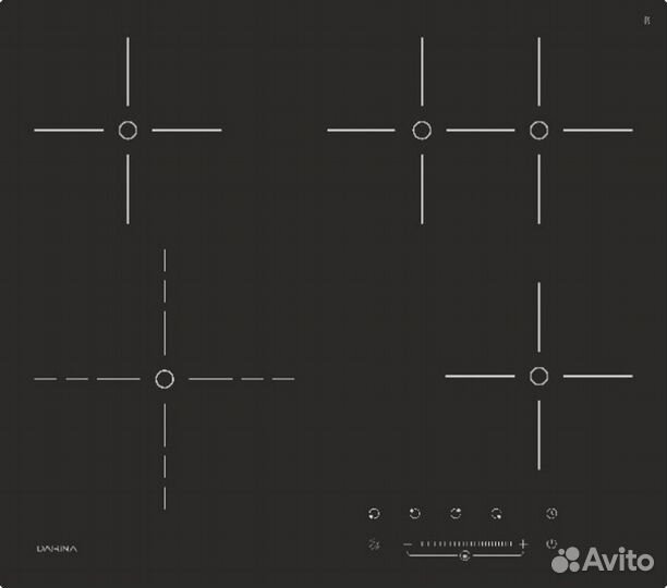 Электрическая варочная поверхность Darina PL E329 B, черный