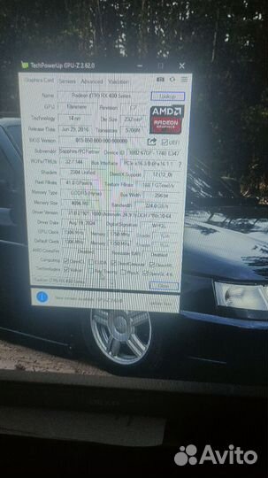 Продам rx 480 4 gb