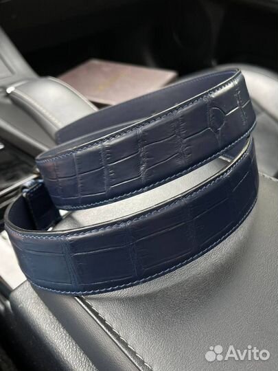 Мужской ремень из кожи крокодила Bottega Veneta