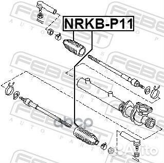 Пыльник рулевой рейки nissan sunny B14 1994.01